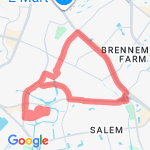 7.87 miles route map