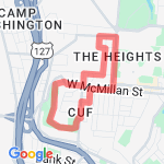 Probasco Loop route map