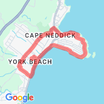 York Beach 5 Miler route map