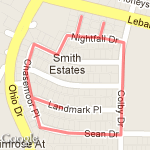 Morning Walk route map