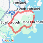 16.5 miles route map