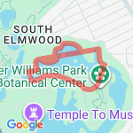 Roger Williams Park Lake Loop route map