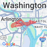 DC Monuments route map
