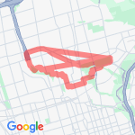 Ravine-Mt Pleasant route map