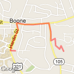 Plymouth Trace-BH route map