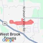 east run from woodgate route map