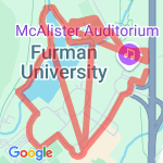 Furman Loops route map