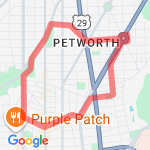 5k parkview/petworth/CH route map
