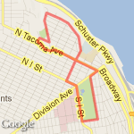 Pretty Loop 2.9 ish mi route map