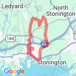 Mystic with Al Harvey Rd route map