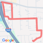 Home to Bristol Apt and back route map