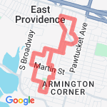 3 miles route map