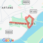 St. Annes Park route map