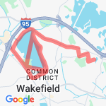 Long Lake Run route map