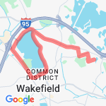 Long Lake Run route map