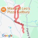 Cedar Creek route map