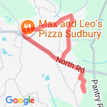 Powder Mill route map