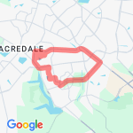 8.68 miles route map