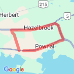Country Run route map