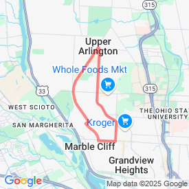 Run My Route - Running Map 6 miles 