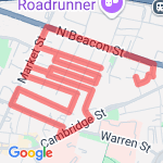 Standard Boston Run route map