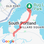 Paul"s Run While he waits for me hehe route map