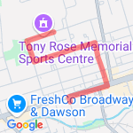 Gawthroupe to Tony Rose route map