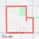 Me and Carmille day 1 route map