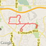 Cheese Ranch, Falcon park, cougar run park  route map