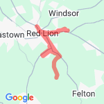 10 miles around town route map