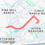 6 miles route map