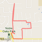 South Hollow route map