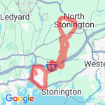 Mystic and North Stonington route map