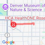 Rental to MCHD route map