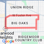 Strong-Harlem-Foster-Nagle route map