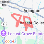 Weekly run route map