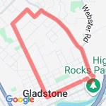 Oatfield/Portland route map