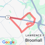 n new ardmore ave route map