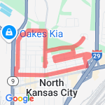Northtown 4 Miles route map