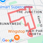 Home to Runnymeade route map