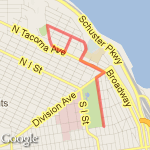 Tuesday, 5/24/11 route map