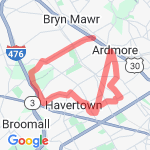 Saturday route map