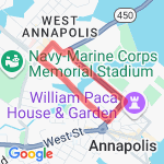SJCA 2-Mile Run route map