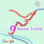 2.5 miles  route map