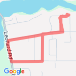 Mom and Al walk 1 route map