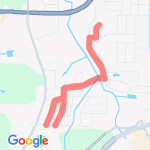 Neighborhood - hills route map