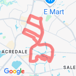 7.71 miles route map