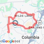 Columbia Lake Route route map