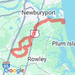 Plum island and weathers field route map