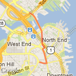 Work to Dylan's Work route map